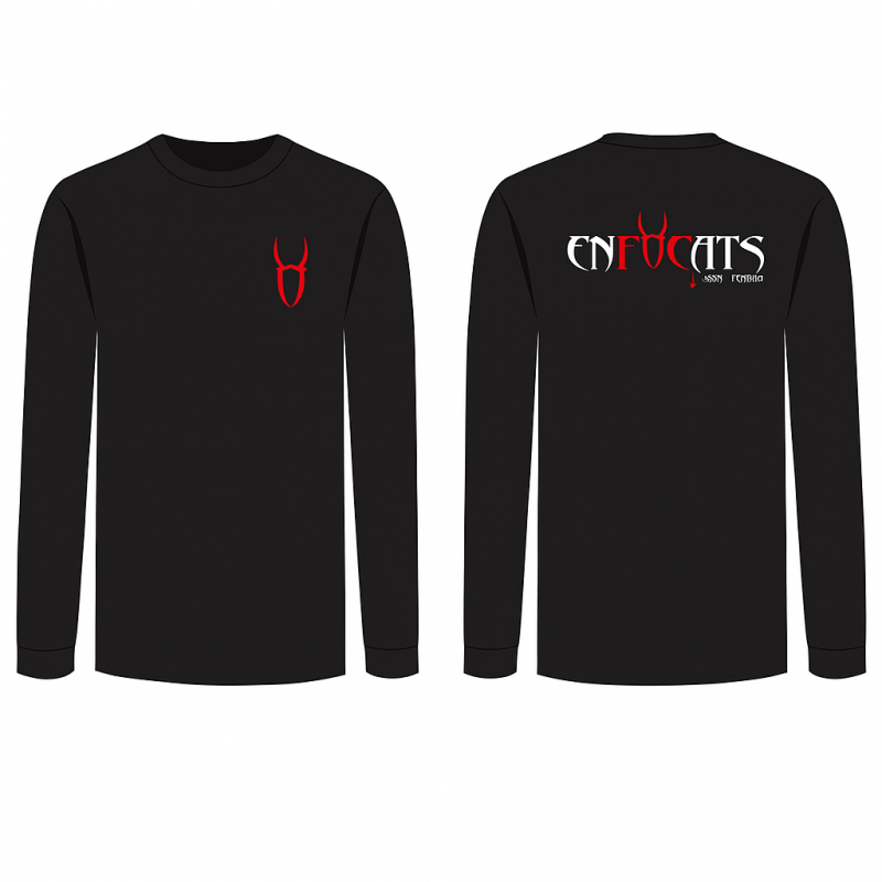 Camiseta màniga llarga negra - Enfocats